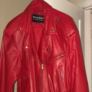 Lambskin motorcycle jacket